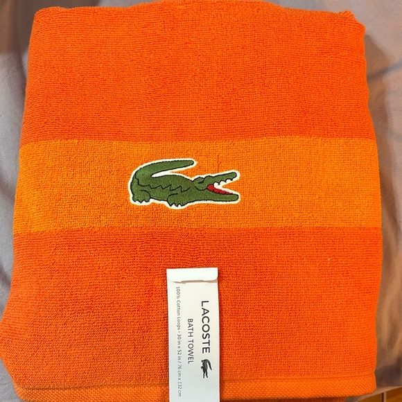 NWT Lacoste Bath Sheet Towels (sold separately or with bundle discounts) - Picture 16 of 16